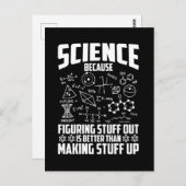 Nerd Mathematiker Physiker Postkarte (Vorne/Hinten)