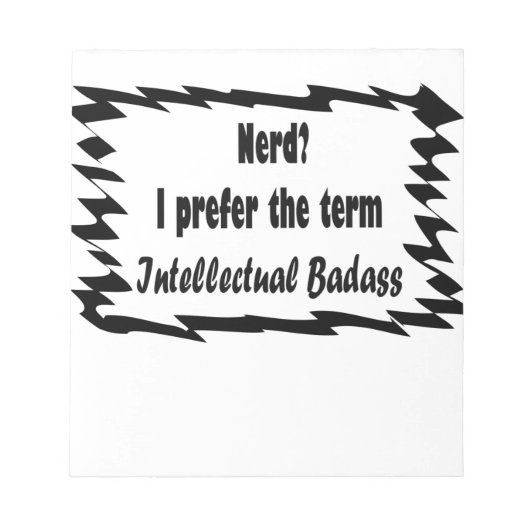 Nerd? Notizblock (Vorderseite)