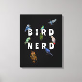 NERD, Papageien, Eule, Tauben, Kookaburra Leinwanddruck (Vorderseite)