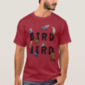 NERD, Papageien, Eule, Tauben, Kookaburra T-Shirt (Vorderseite)