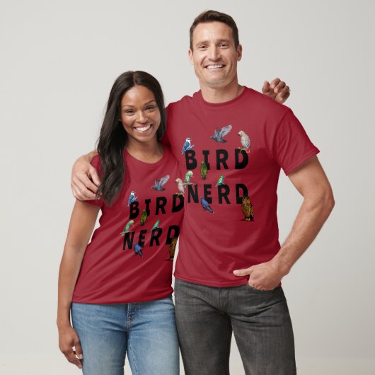 NERD, Papageien, Eule, Tauben, Kookaburra T-Shirt (Unisex)