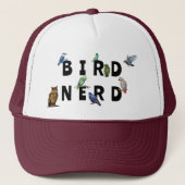 NERD, Papageien, Eule, Tauben, Kookaburra Truckerkappe (Vorderseite)