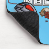 Nerd - PC Master Race Mouse Pad Flat Mousepad (Ecke)