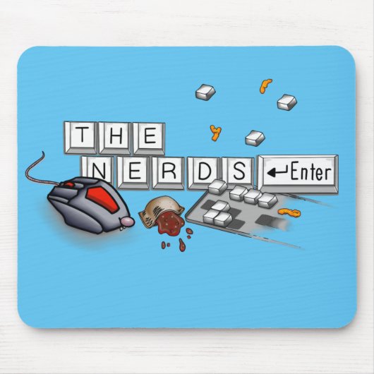 Nerd - PC Master Race Mouse Pad Flat Mousepad (Vorne)