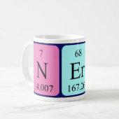 Nerd Periodische Tasse (Vorderseite Links)