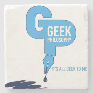 Nerd-Philosophie-Schnapsglas Steinuntersetzer