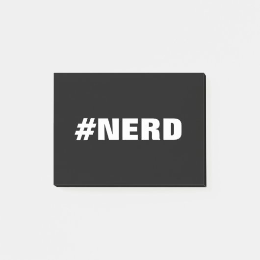#Nerd Post-it®-Hinweise Post-it Klebezettel (Vorderseite)