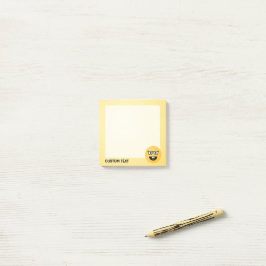 Nerd Post-it Klebezettel (Auf Schreibtisch)