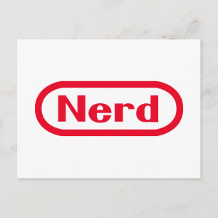 Nerd Postkarte