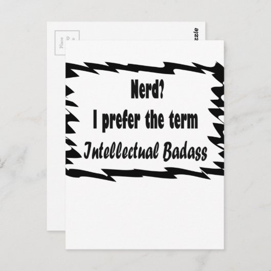 Nerd? Postkarte (Vorne/Hinten)