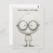 Nerd Postkarte (Vorne/Hinten)