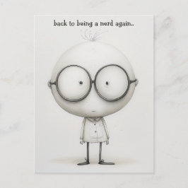 Nerd Postkarte
