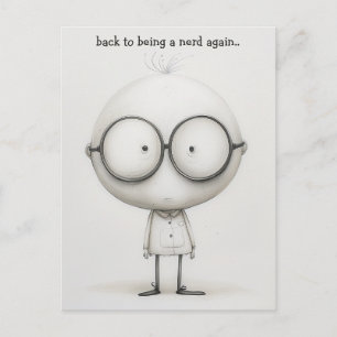 Nerd Postkarte