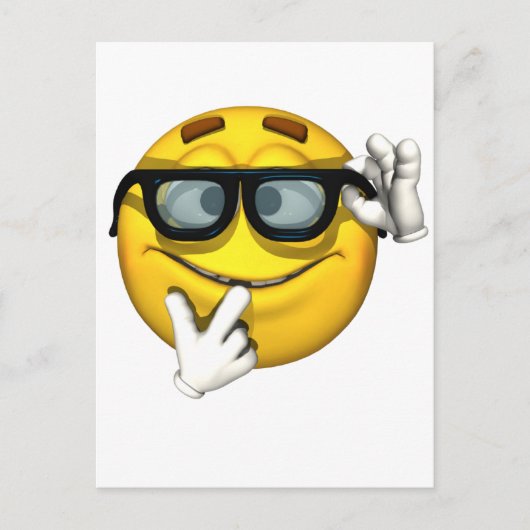 Nerd Postkarte (Vorderseite)