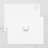 Nerd Postkarte (Vorne/Hinten)