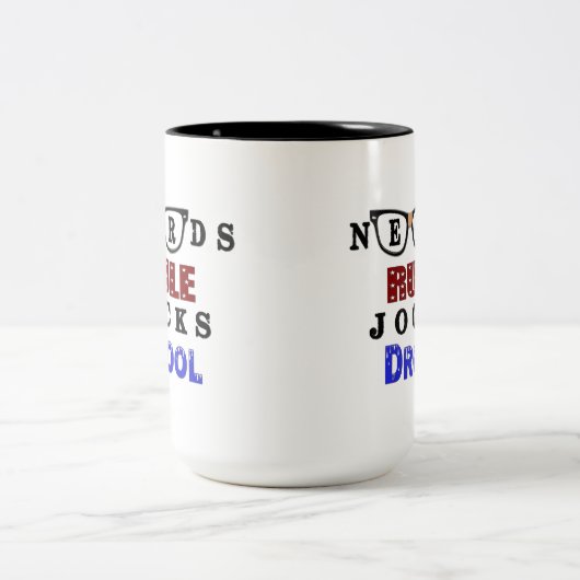 Nerd Regel Spaß Kaffeepause Tasse (Mittel)