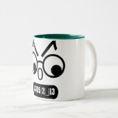 Nerd-Regel Zweifarbige Tasse (VorderseiteRechts)