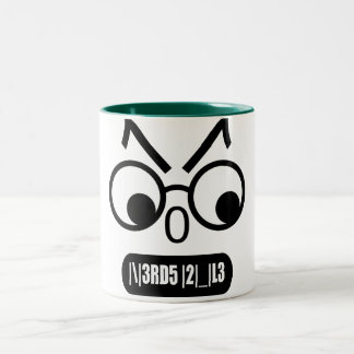 Nerd-Regel Zweifarbige Tasse