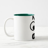 Nerd-Regel Zweifarbige Tasse (Links)