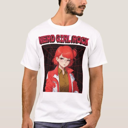 Nerd-Rock-Girl T-Shirt (Vorderseite)