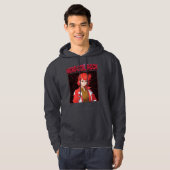Nerd Rock Mädchen Hoodie (Vorne ganz)