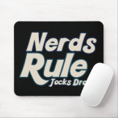 Nerd Rule Jocks Drool Mousepad (Mit Mouse)