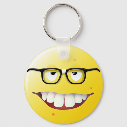 Nerd Schlüsselanhänger (Vorderseite)