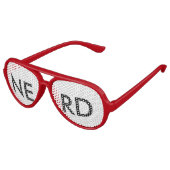 NERD SUNGLASSES PARTYBRILLE (Schrägansicht)