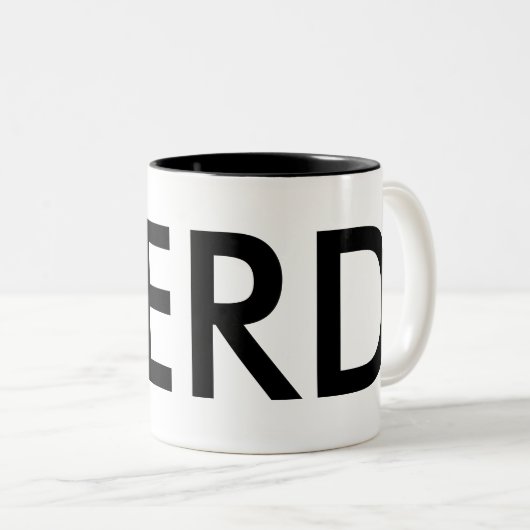 Nerd Tasse | Büro-Mitarbeiter lustiges Geschenk (VorderseiteRechts)