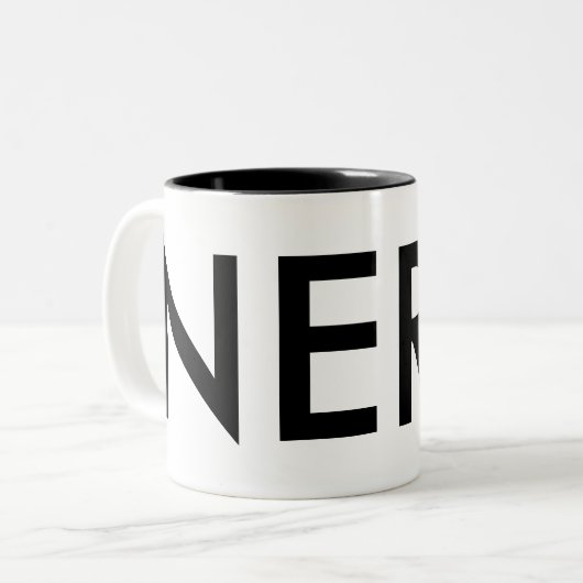 Nerd Tasse | Büro-Mitarbeiter lustiges Geschenk (Vorderseite Links)