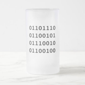 Nerd-Tasse Mattglas Bierglas