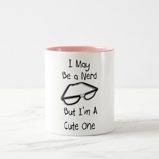 Nerd-Tasse Zweifarbige Tasse (Mittel)