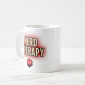 Nerd-Therapiepodcast-Tasse Kaffeetasse (Vorderseite Links)