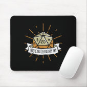 Nerd-Tischspiel-Dungeon, das Sie sicherlich versuc Mousepad (Mit Mouse)
