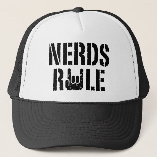 Nerd Truckerkappe (Vorderseite)