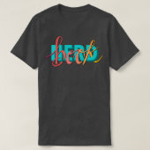 Nerd Typografie T-Shirt (Design vorne)