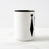 Nerd-Uniform Zweifarbige Tasse (Mittel)