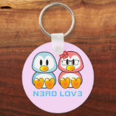 Nerd Valentine: Computergrieche, Leet Speak Liebe Schlüsselanhänger (Vorderseite)