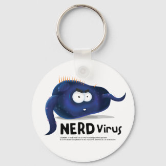 Nerd-Virus Schlüsselanhänger