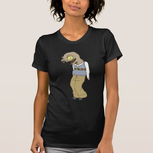 Nerd-Vogel ist das Wort T-Shirt (Vorderseite)