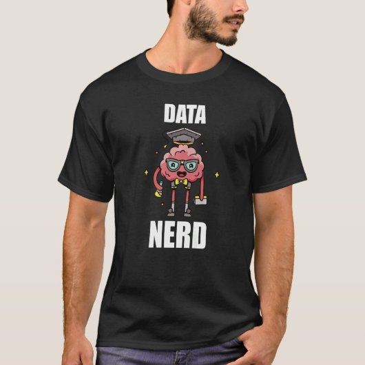 Nerd von Daten T-Shirt (Vorderseite)