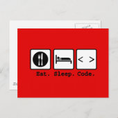 Nerd Wear Postkarte (Vorne/Hinten)