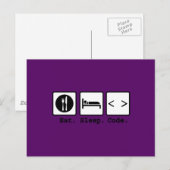 Nerd Wear Postkarte (Vorne/Hinten)