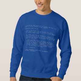 Nerd Windows Bluescreen des Todesfehlers (EN) Sweatshirt