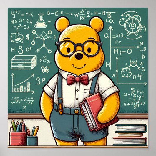 Nerd Winnie the Pooh 1 Poster (Vorne)