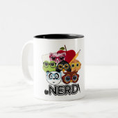 Nerd Zweifarbige Tasse (Vorderseite Links)