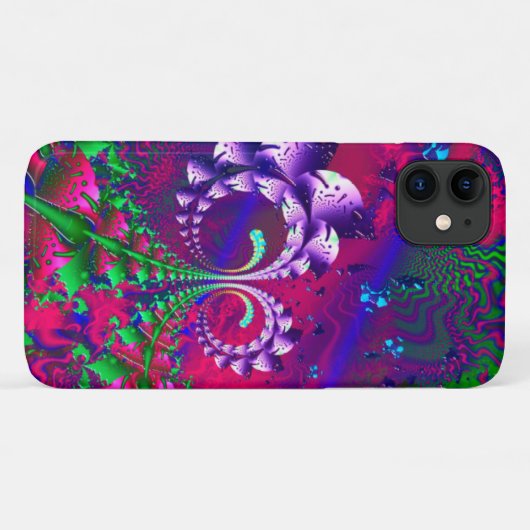 Nerdberries Psychedelisches Fraktal Case-Mate iPhone Hülle (Rückseite (Horizontal))
