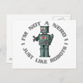 NerdBot Postkarte (Vorne/Hinten)