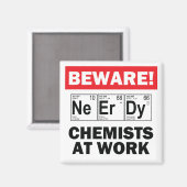 Nerdchemist Magnet (Vorderseite/Rückseite)