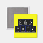 NerdChic Periodenmagnet Magnet (Vorderseite/Rückseite)